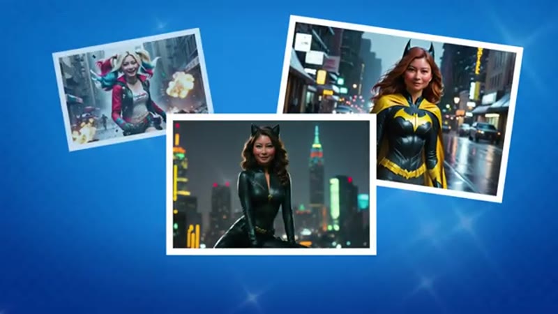 Harley Quinn · Catwoman · Batgirl – résultats IA